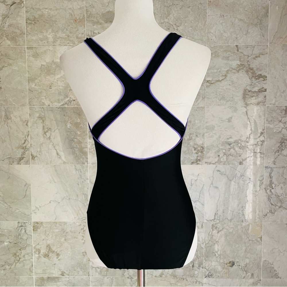 Speedo Ultraback with Piping One Piece Swimsuit - Picture 6 of 8
